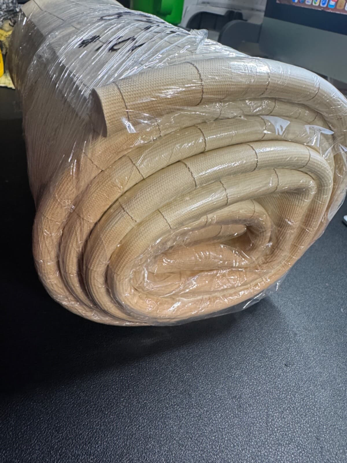 NEW Gum Rubber Tubing, 8" ID, 1/8" Thick, 72" Length, Gum Sleeve 3