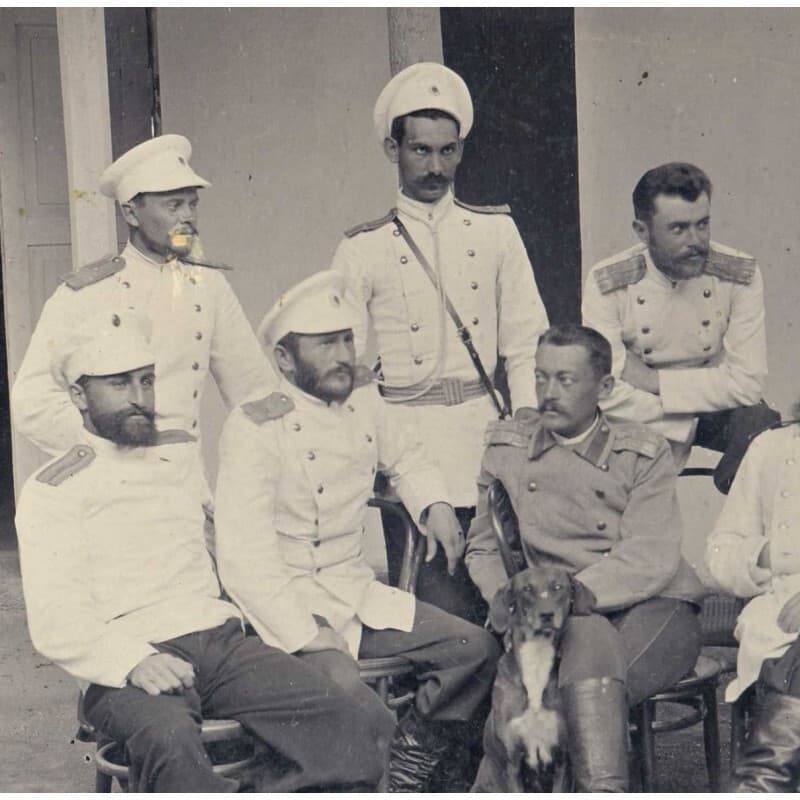 Imperial Russian Army Summer Officer Service Cap with badge,  Repro 2