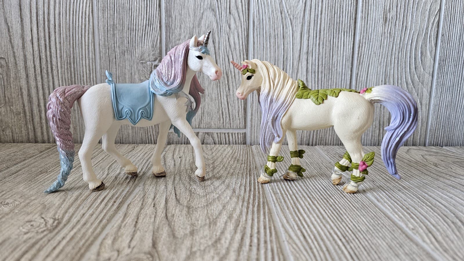 Schleich Blossom Unicorn Glitter Pink Saddle Lot Of 2 Horse Free Shipping