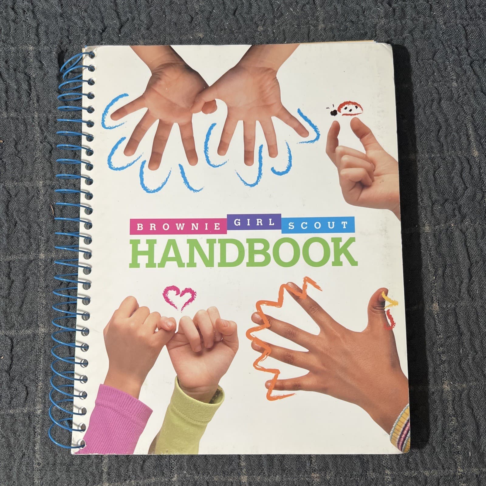 Brownie Girl Scout Handbook Spiral Bound - Good