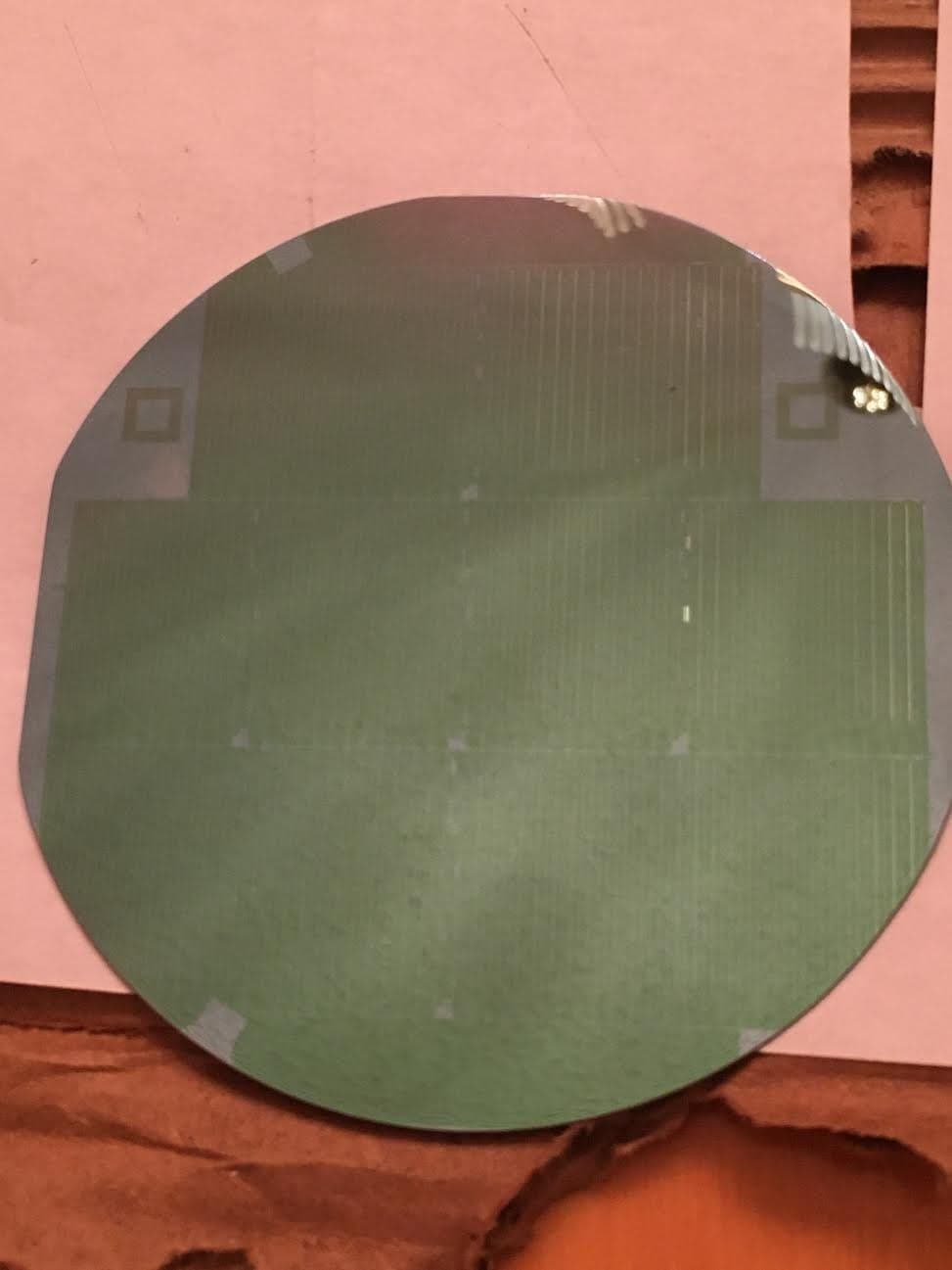 4" Unknown NITF Silicon Wafer 1980s Extremely Rare 5