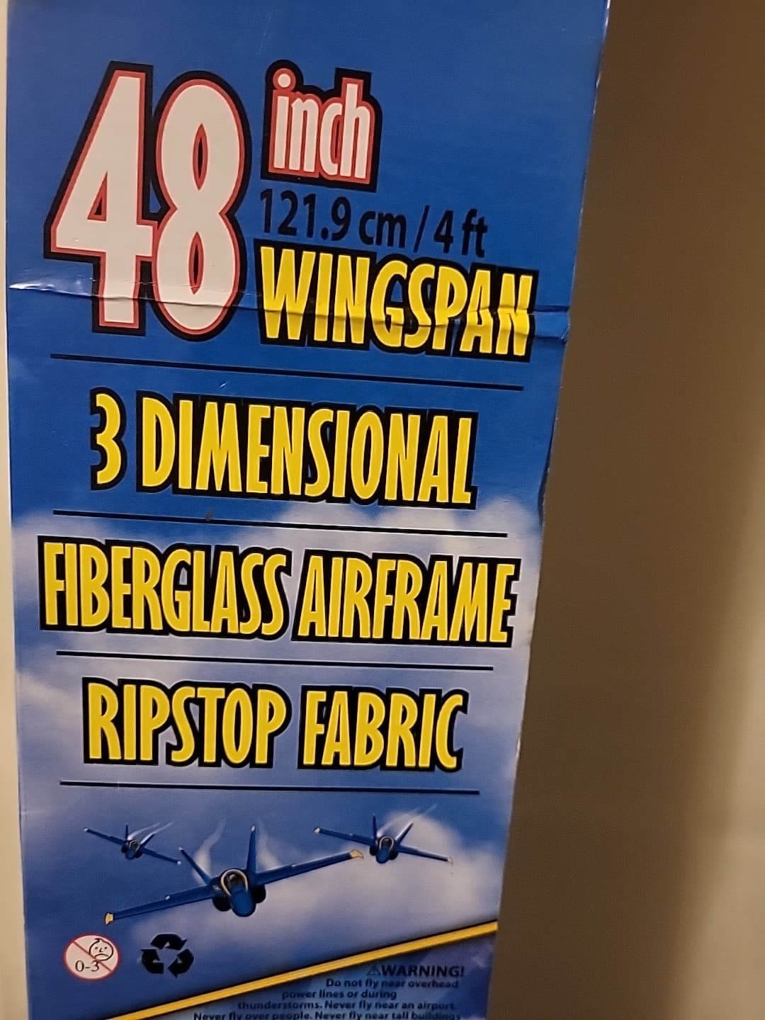 Blue Angles 48inc Wingspan 3D Ripstop Fabric 6