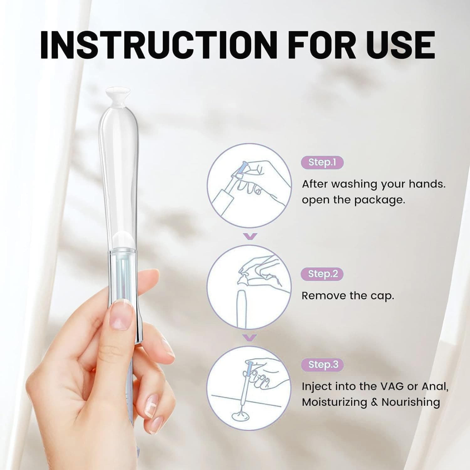 Vaginal Moisturizer - Intimate Moisturizing Feminine Lube Injector for Women'... 3