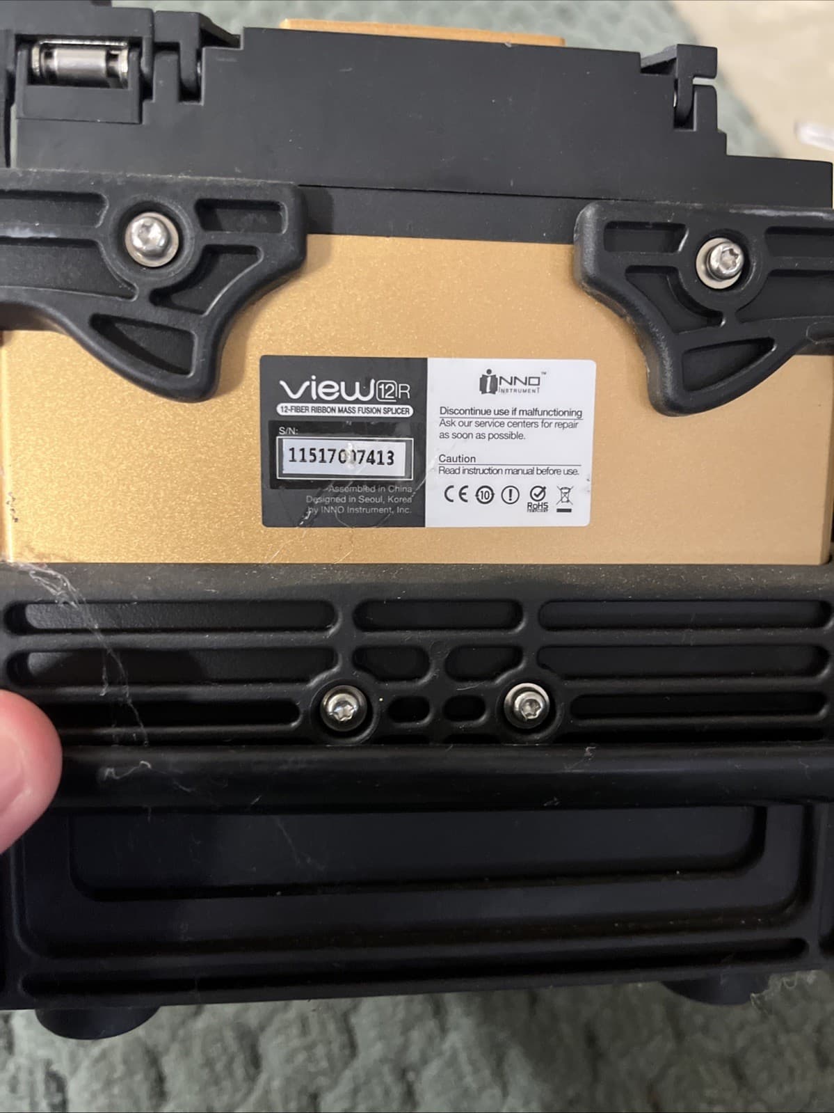 Inno View 12R and View 1R Arc Fusion Splicers Untested  5