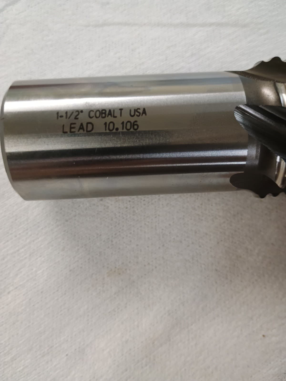 Roughing End Mill 1-1/2" x 1-1/4" x 3" 6 FL Cobalt Putman Tools 4