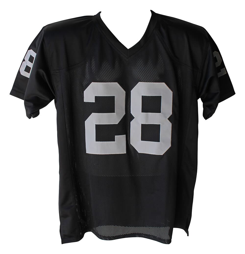 Josh Jacobs Autographed/Signed Pro Style Black XL Jersey BAS 28397 3