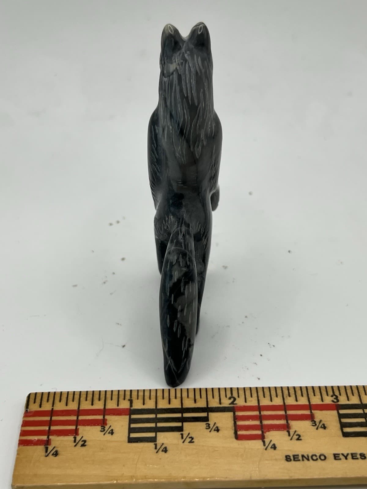 Zuni Wolf Woman Fetish by Cody Nastacio *NEW* Picasso Marble F5080 5