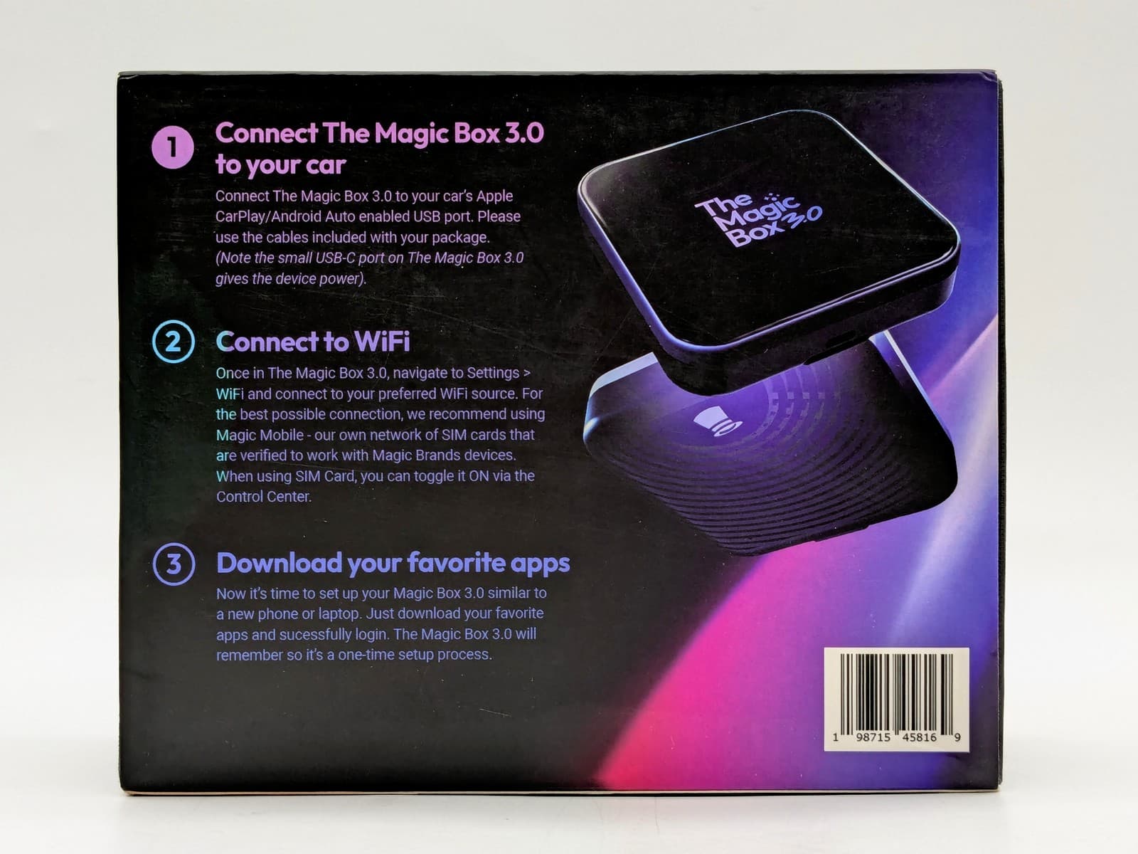 The Magic Box 3.0 Wireless CarPlay Android Auto Adapter Wireless Auto *READ* 2