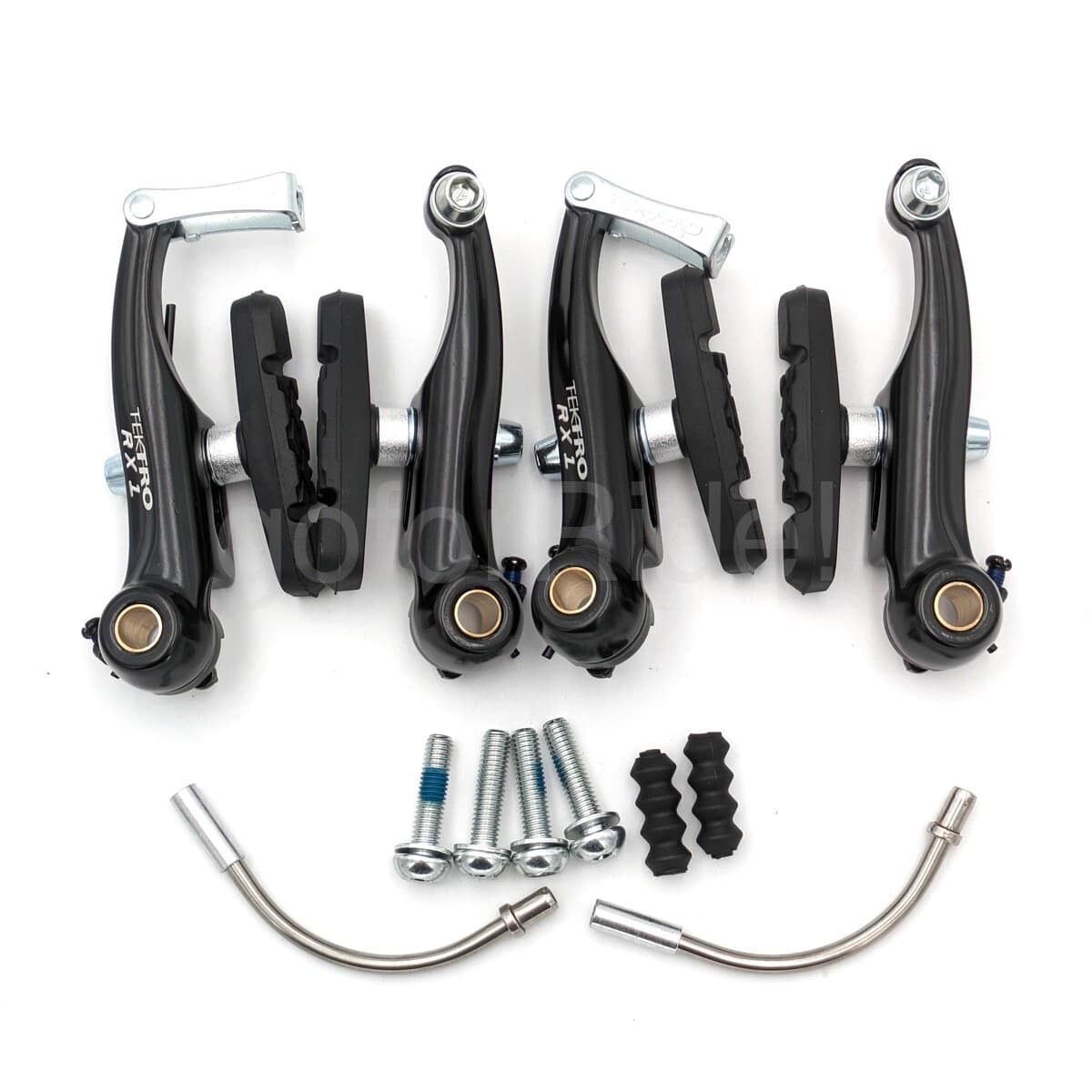 TEKTRO RX1 Mini-V-Brake Cyclocross Canti Brake Set Front+Rear 20.5-36.5mm, Black 2