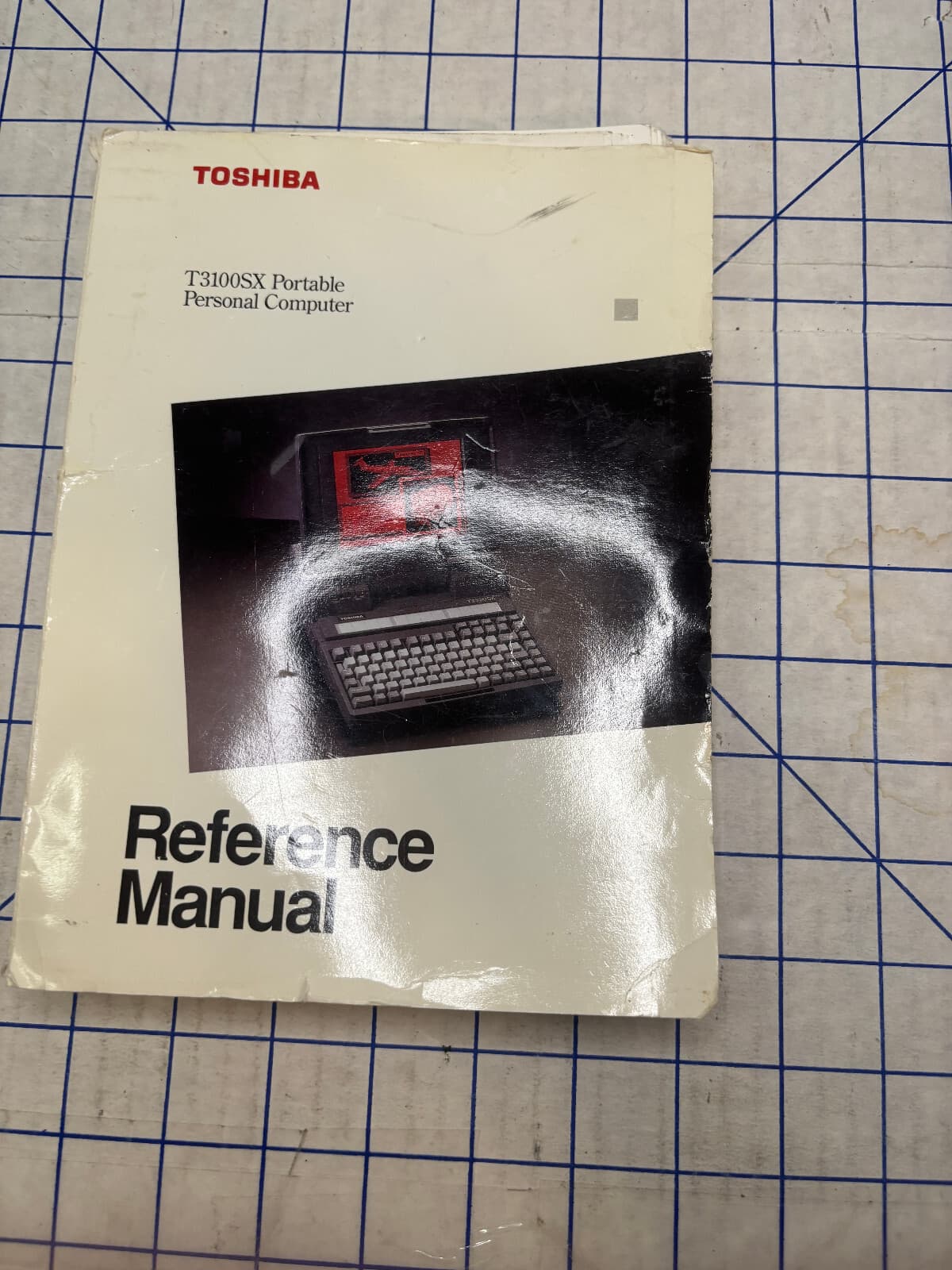 TOSHIBA T3100SX PORTABLE PERSONAL COMPUTER REFERENCE MANUAL C121-1289M1