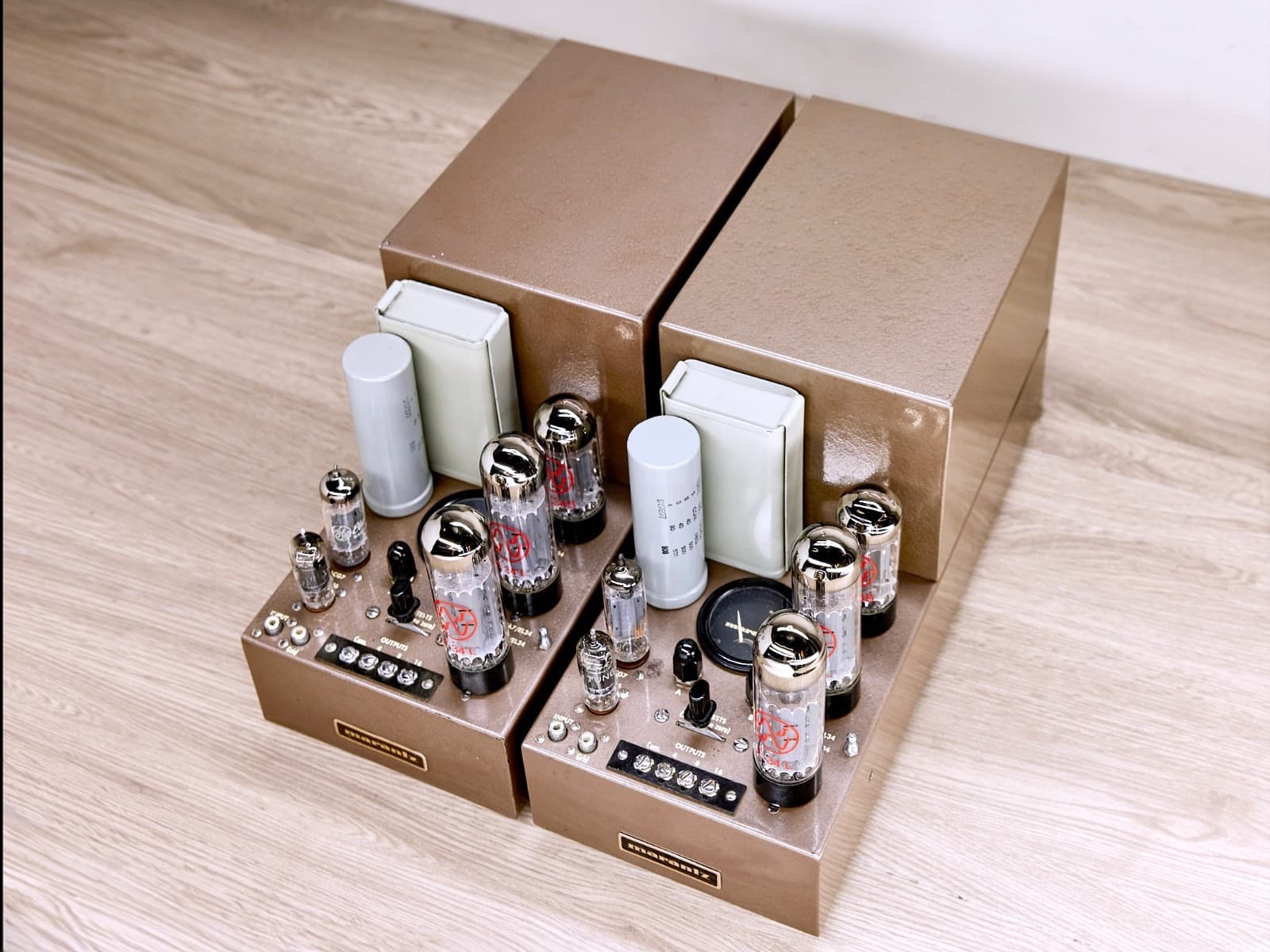 MARANTZ MODEL 5 PAIR MONO Tube Power Amplifiers HIFI Vintage 60's #1440-1734