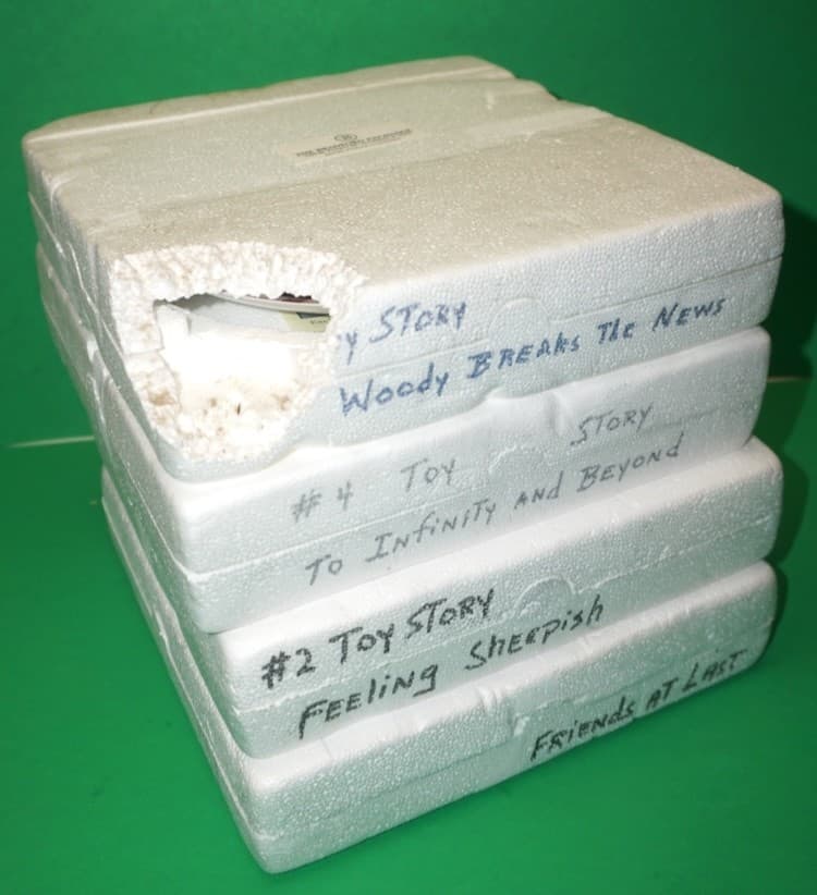 TOY STORY PORCELAIN PLATES~Complete Set of 4~Bradford Exchange~DISNEY~PIXAR 6