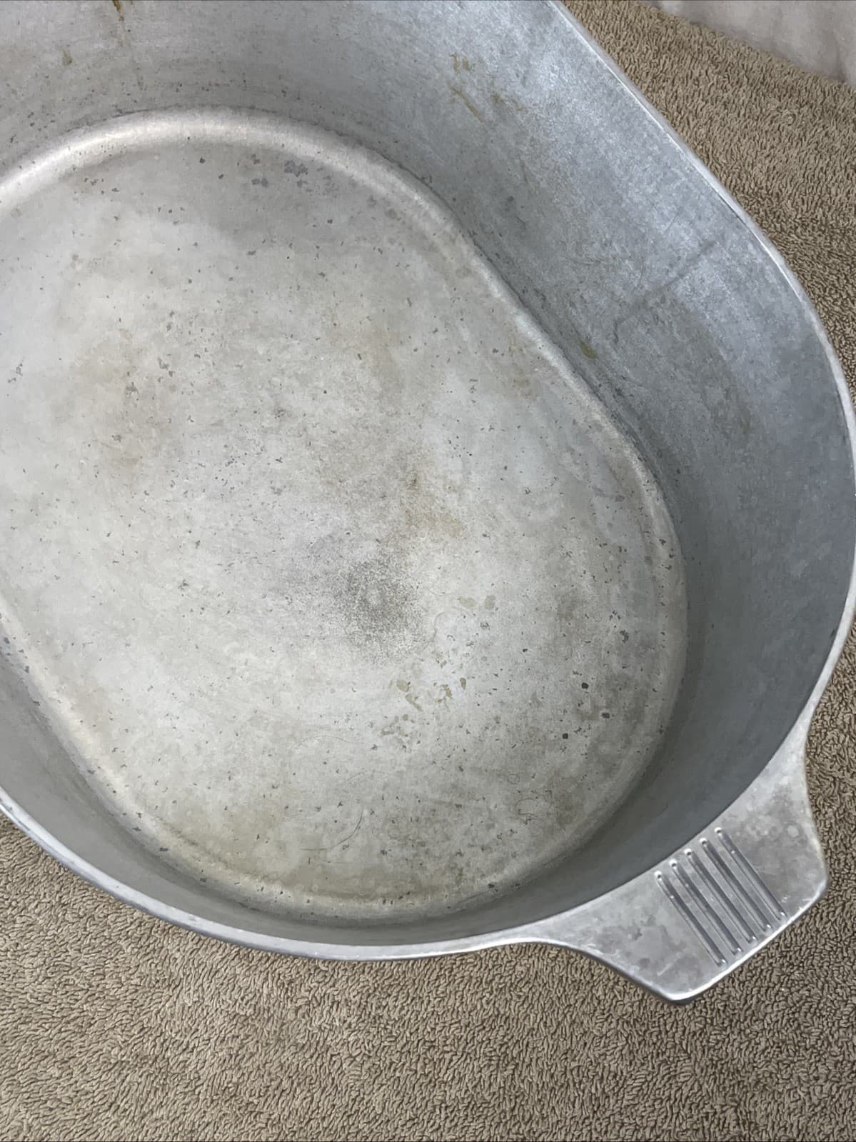 Vintage Magnalite Classic Oval Aluminum Roaster 15" 10 qt. Dutch Oven w/ Lid 4