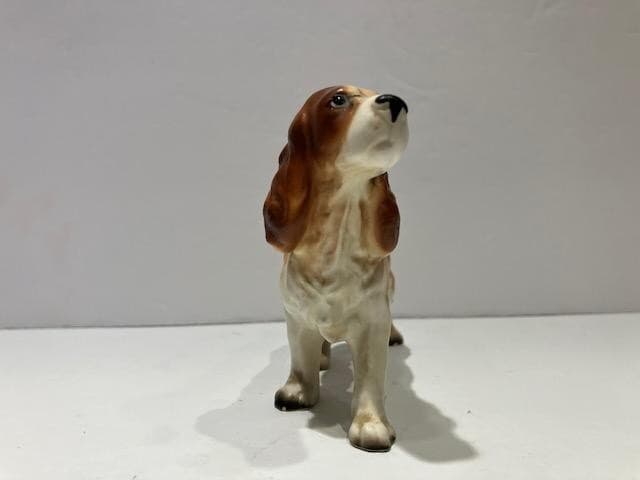 Vintage 1950 Lefton English Cocker Spaniel Hunting Dog Figurine E-3302 3