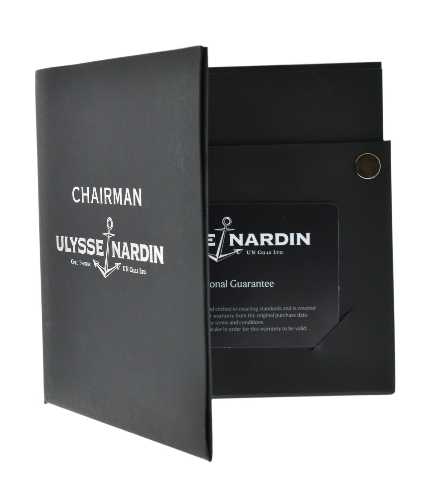 Authentic Ulysse Nardin Chairman UNC 1001.01 Phone Instructions Booklet 4