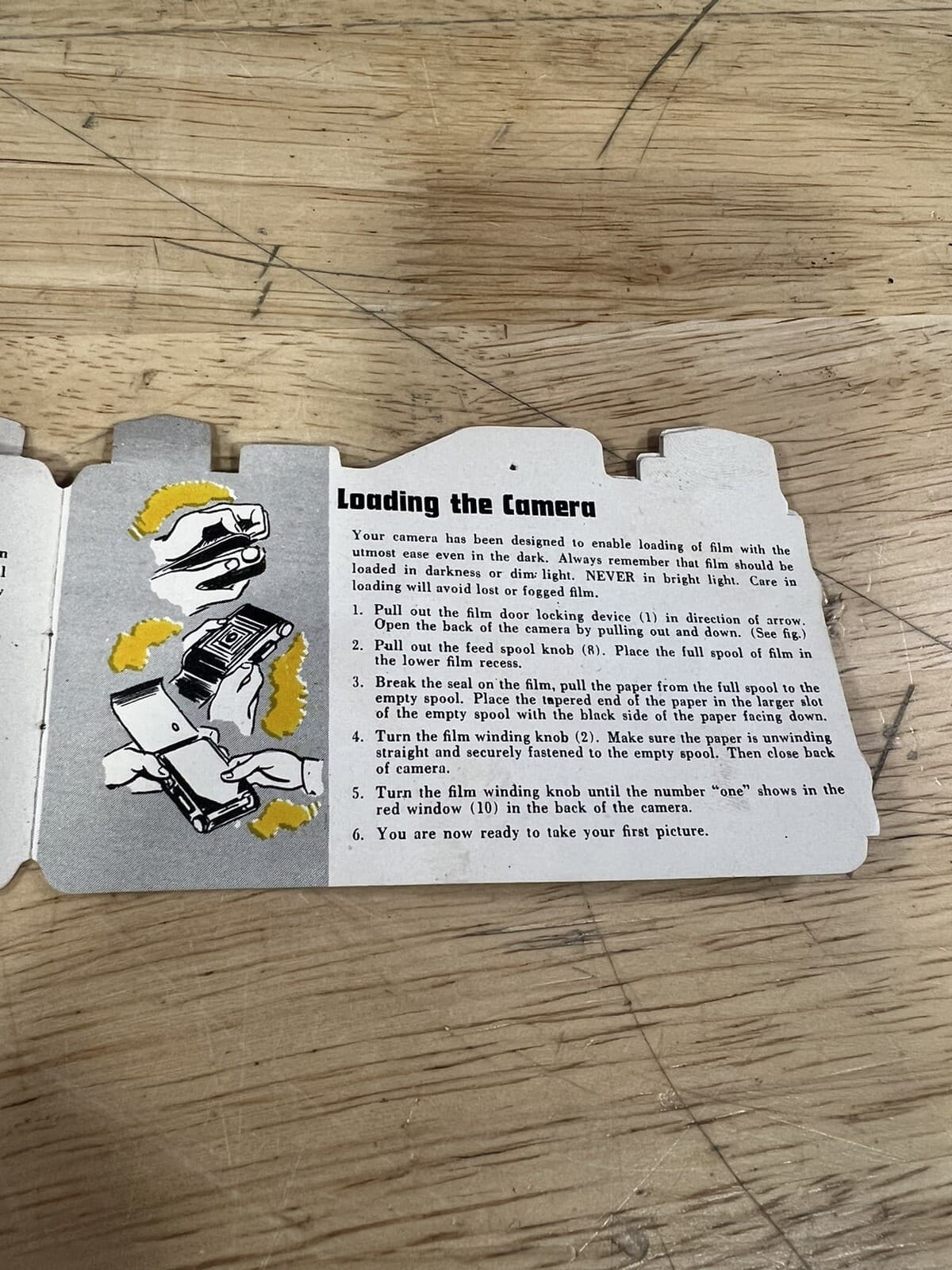 Vintage Foldex-20 Die-cut Manual Booklet 6