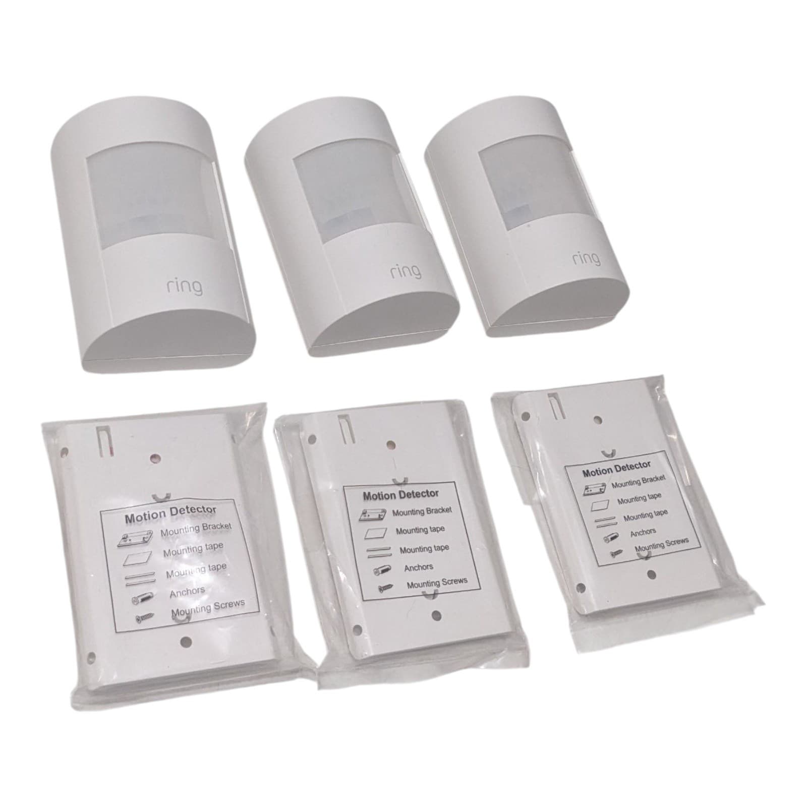 Ring Motion Detector 3-Pack Wireless Smart Home Security Z-Wave Plus 4SP1S7-0EN0