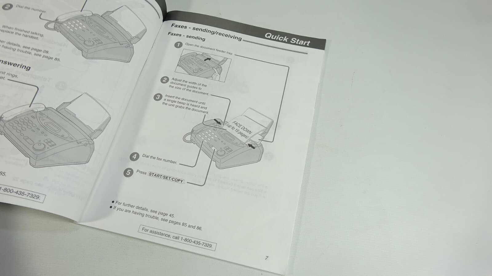 Panasonic Fax Machine KX-FP105 Manual Operating Instructions 6