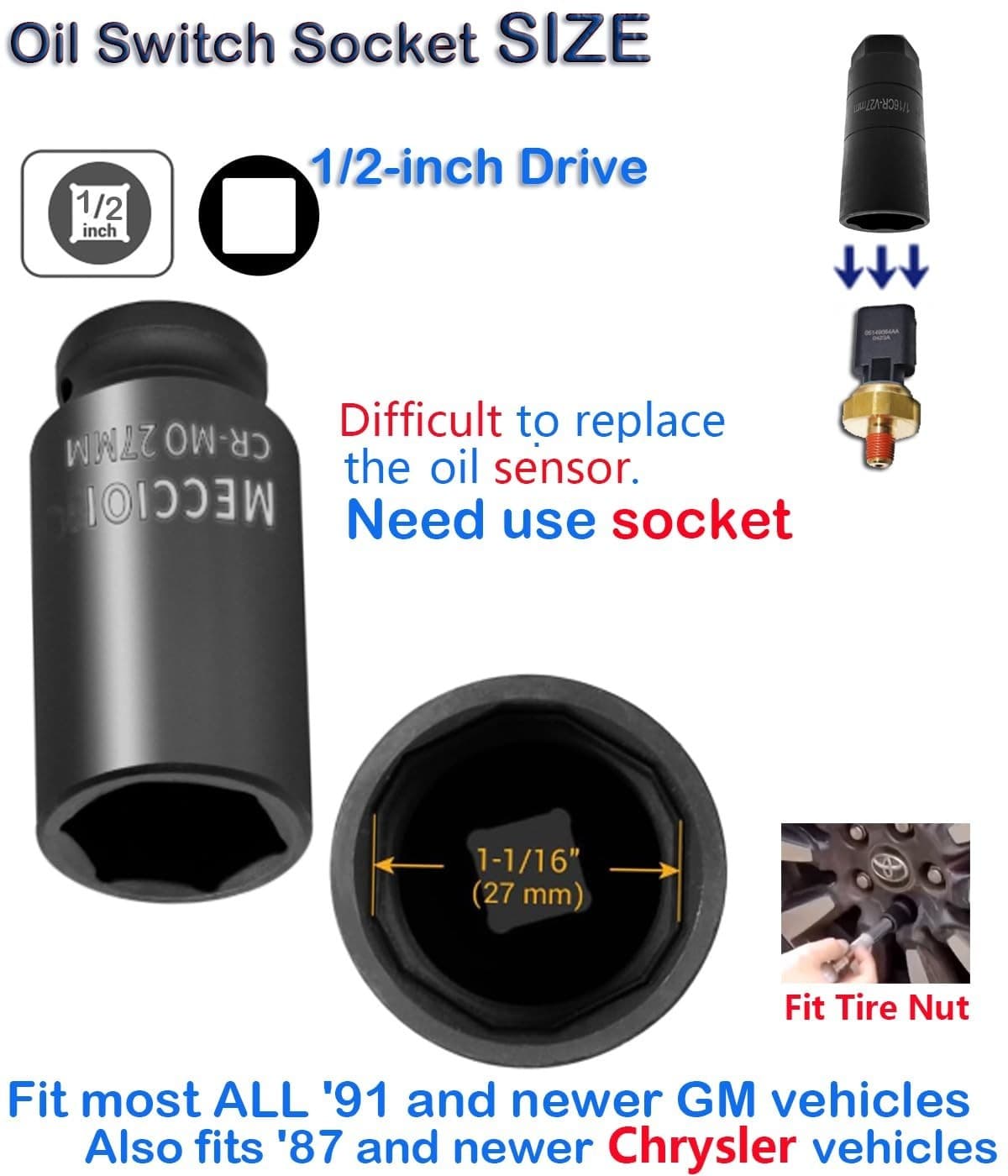 Oil Pressure Sensor, Oil Sending Unit, Engine Oil Pressure 68145662AA Sensor 3