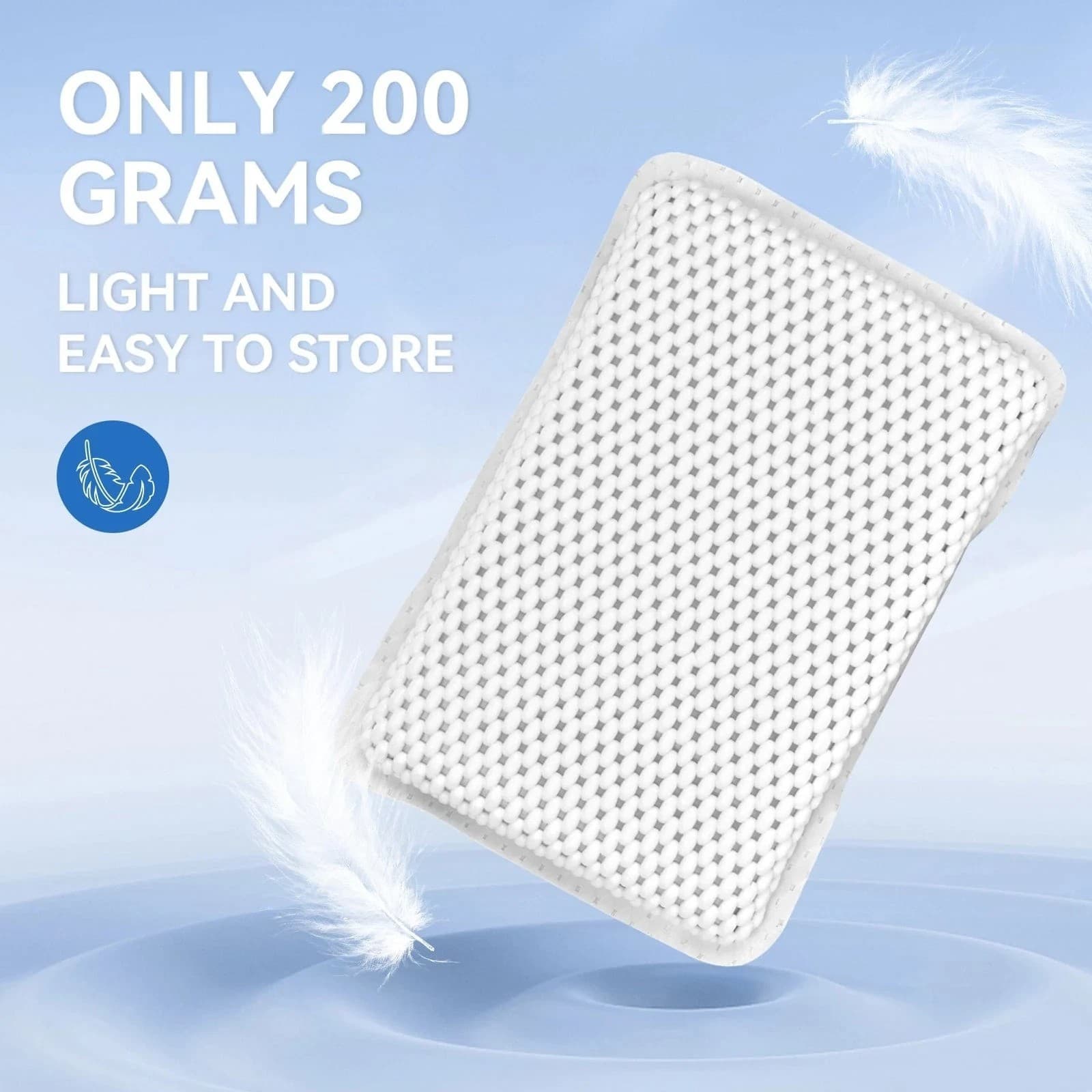 Luxury Bath Pillow Suction Cup Head Neck Support Spa Cushion Relax Comfort Calm 5