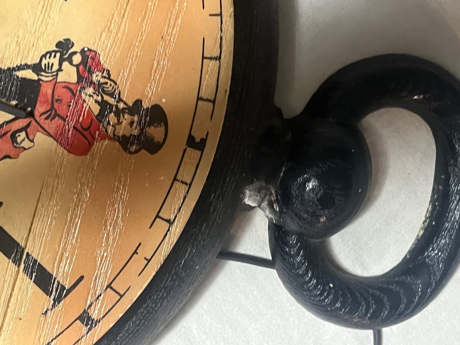 NOT WORKING VTG 1970s Johnnie Walker Red Clock 4