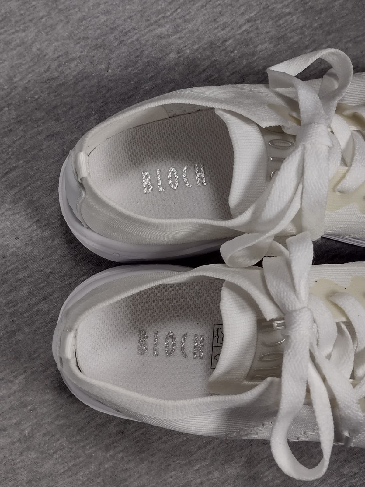 Bloch Omnia Dance Sneakers Shoes Women's 7 Full Sole White Athletic Knit Mesh  6