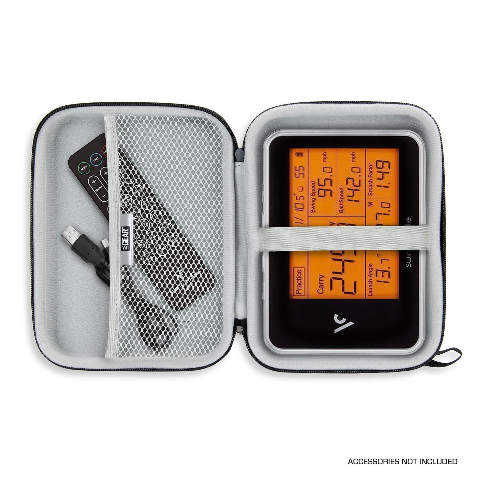 USA GEAR Golf Monitor Case Compatible with - Swing Caddie SC300 and SC200 PLUS 3