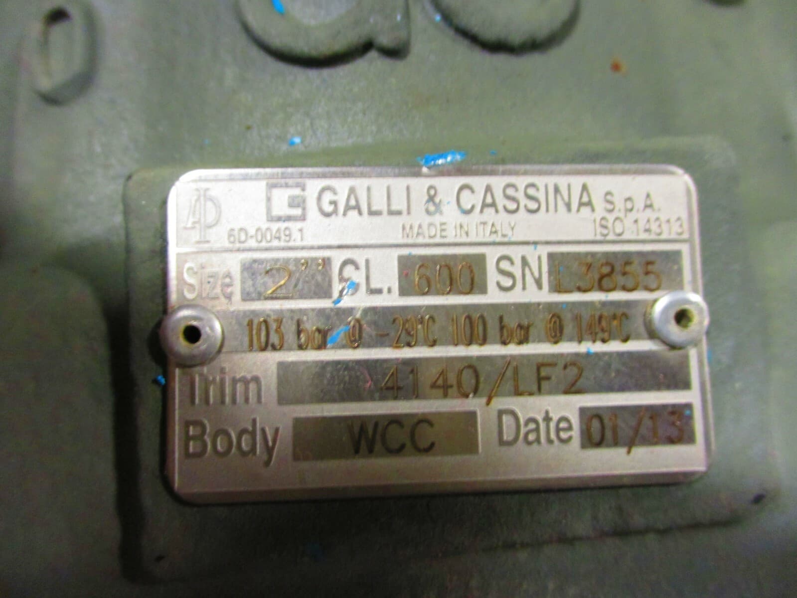 Plug Valve Lubricated Pressure Balanced | 2" ANSI Class 600 Raised Face Flanged  6