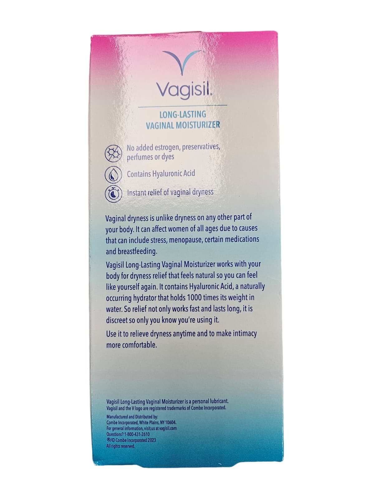 Vagisil Vaginal Moisturizer - Long Lasting - 8 Applicators 2