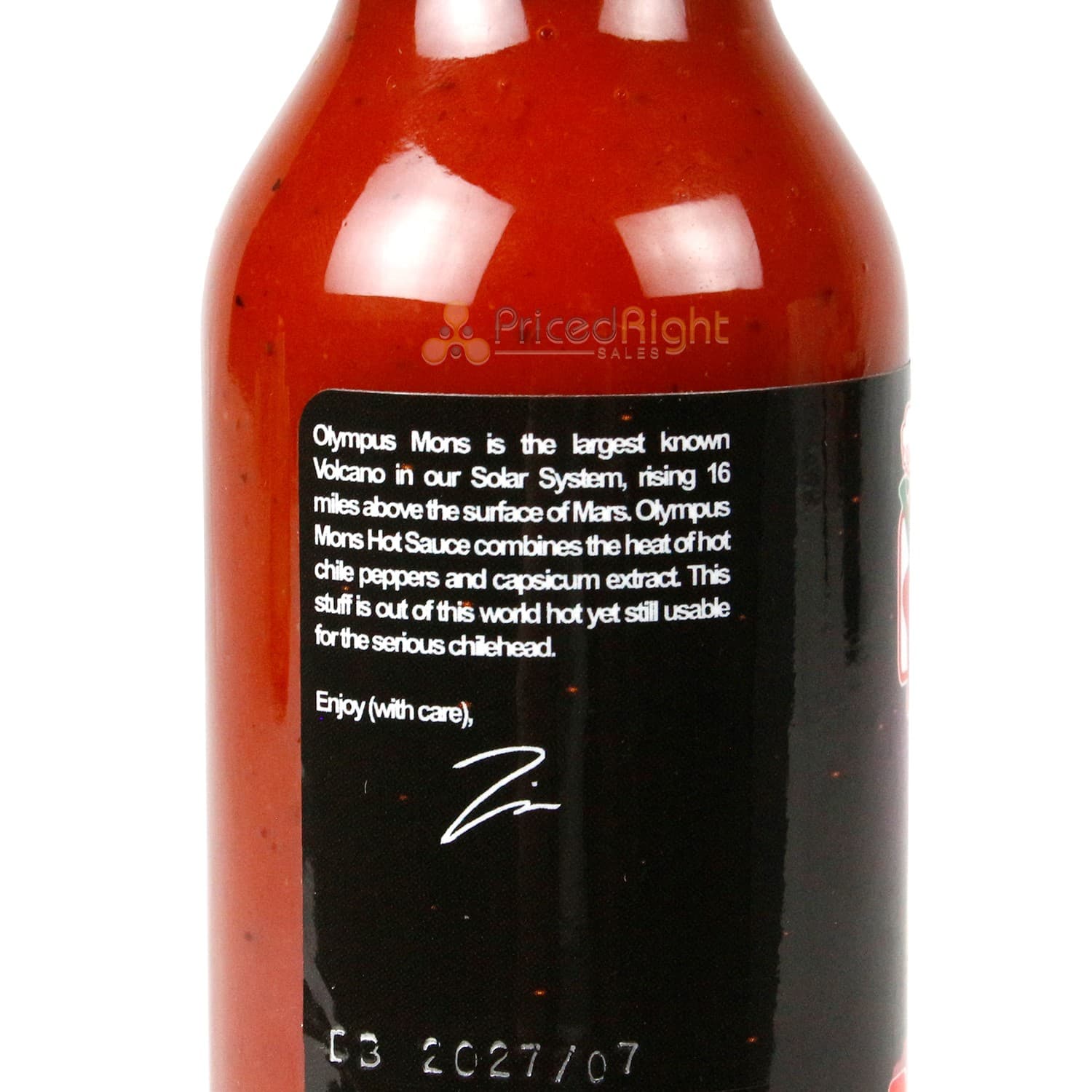 Volcanic Peppers Olympus Mons Hot Sauce 5 oz Extreme Heat 5