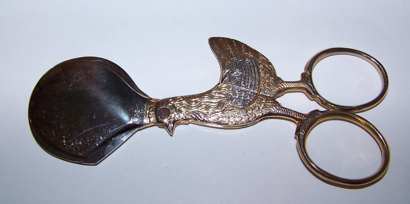 Vintage HOFFRITZ EGG TOPPER Cutter KITCHEN SCISSORS Rooster CHICKEN Germany 3