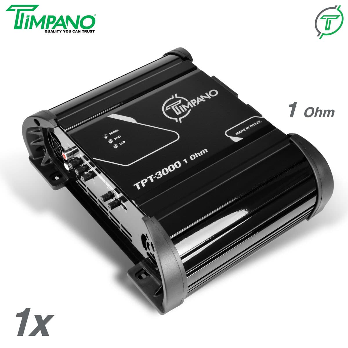 Timpano 3000 Watts Car Audio Amplifier Full Range TPT-3000 1 Ohm 3K Amp by PRV