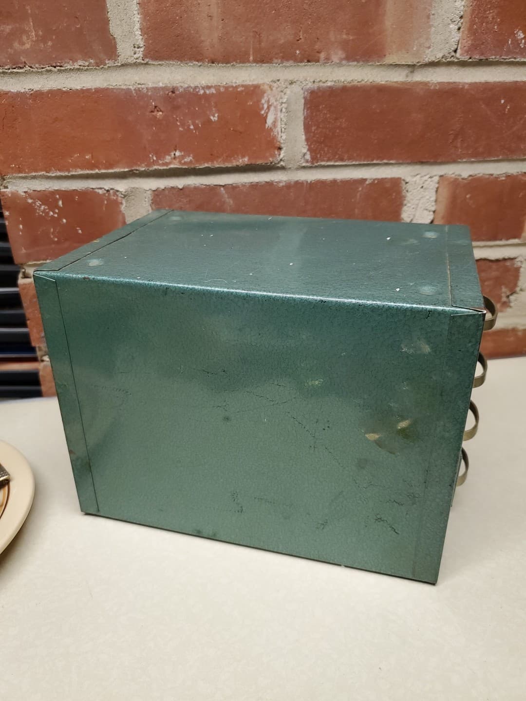 Vintage Wards Master Quality 4 Drawer Metal Tool Cabinet Small Parts Storage 4