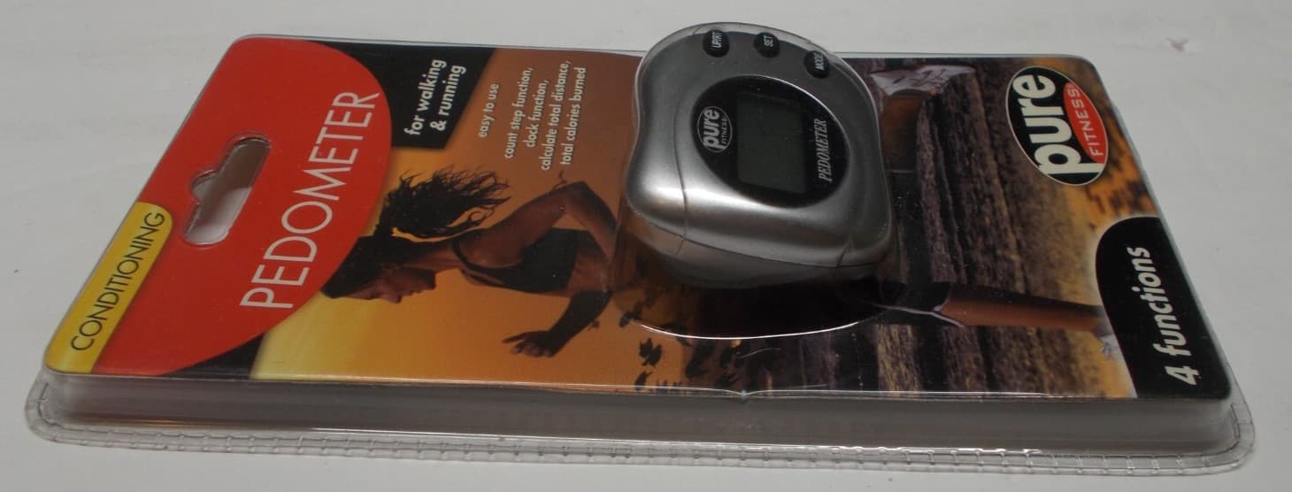 Pure Fitness Pedometer for Walking & Running Step Counter Brand New 2