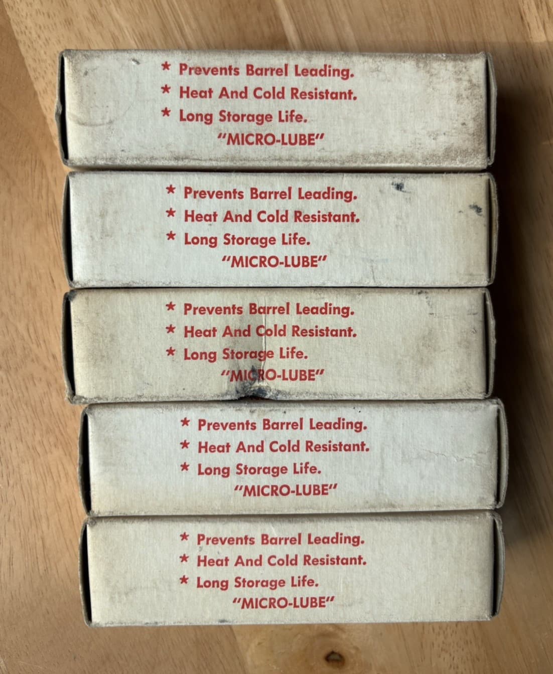 Qty 5 - Micro Lube Bullet Lube In Original Boxes By Micro Ammunition Company 6