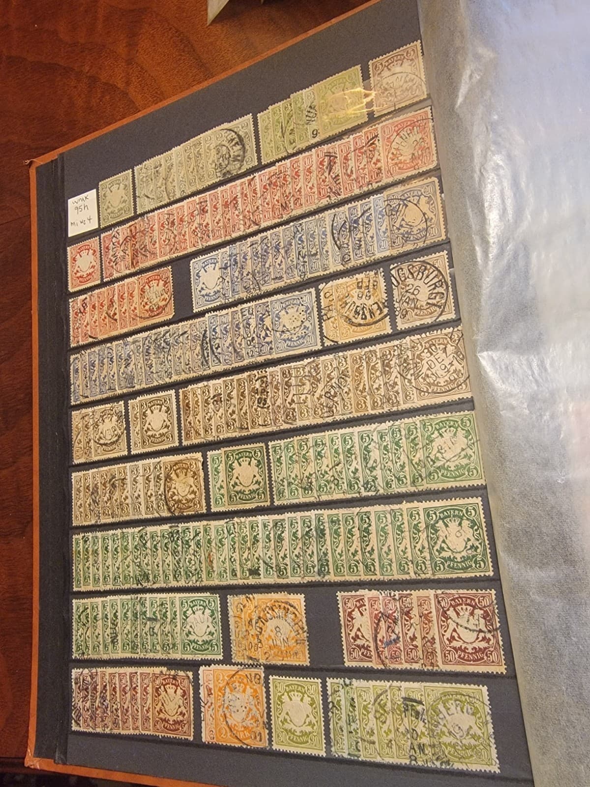 Reich, BAVARIA 1849-1920 COLLECTION OF 2160+ STAMPS MINT & USED in stockbook 2