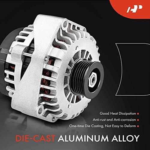  Alternator Compatible with Mazda MPV 2002-2006 V6 3.2L, 12V 110A 6-Groove  5