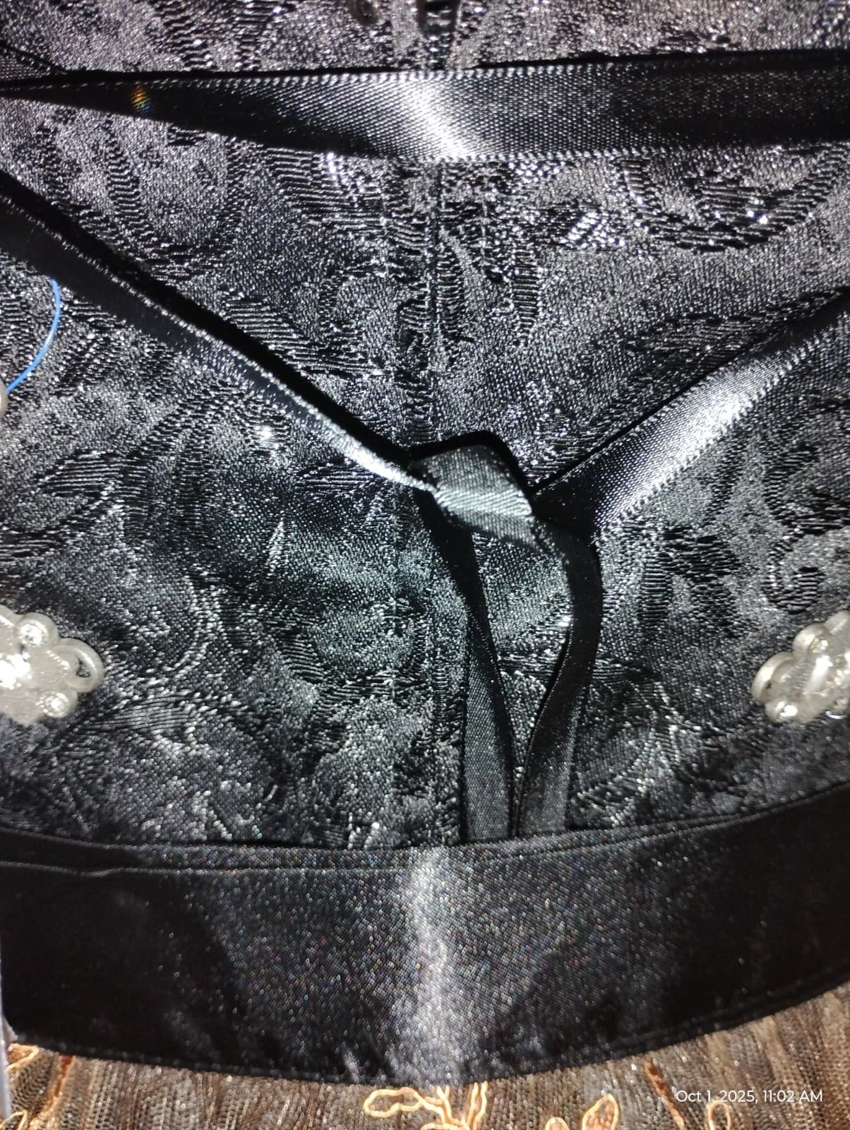 US 8 Waitress,Trachten,Oktoberfest,Germanfest Dirndl Dress,3-pc,Black,Brown 5