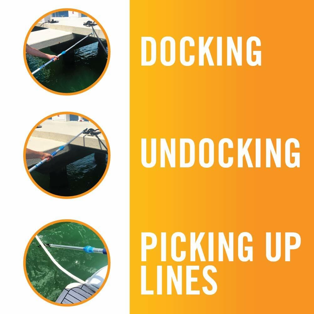 Boat Hook with Telescoping Pole and Standard Screw End 3/4" Thread with Extens.. 6