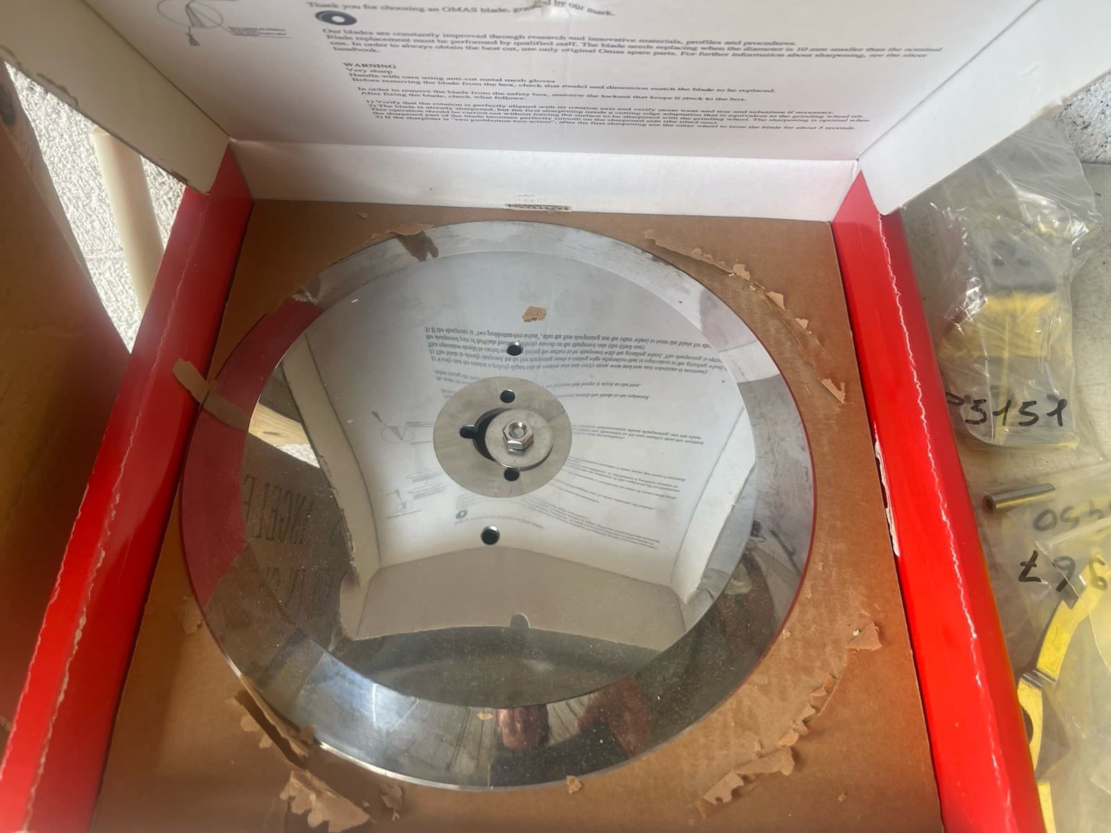 BERKEL 300 BLADE and EXTRA PARTS all BRAND NEW!!!!!!!!!!!! 2