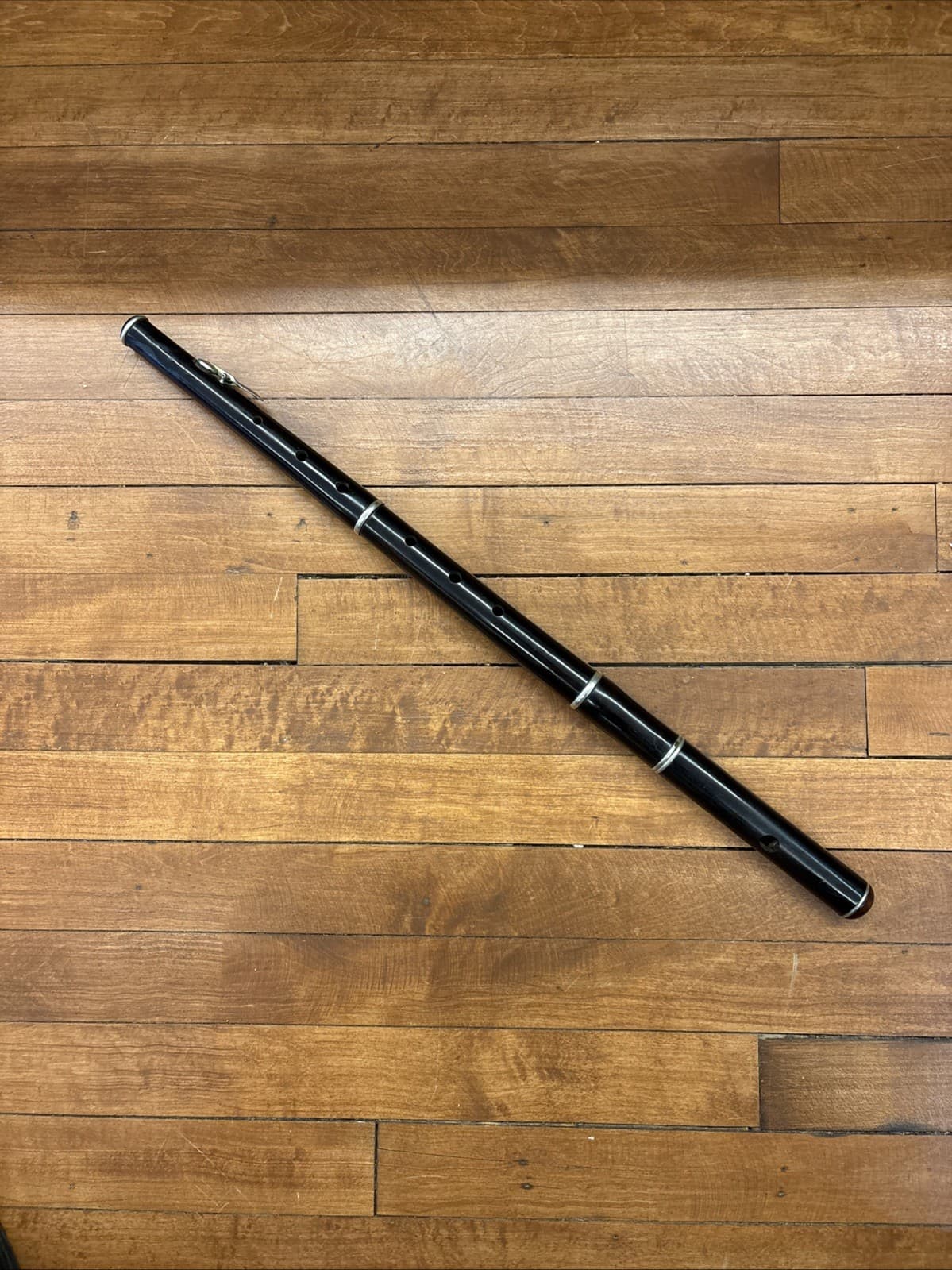 ANTIQUE 19TH CENTURY FLUTE Single Key Rare 1800s Flute 2