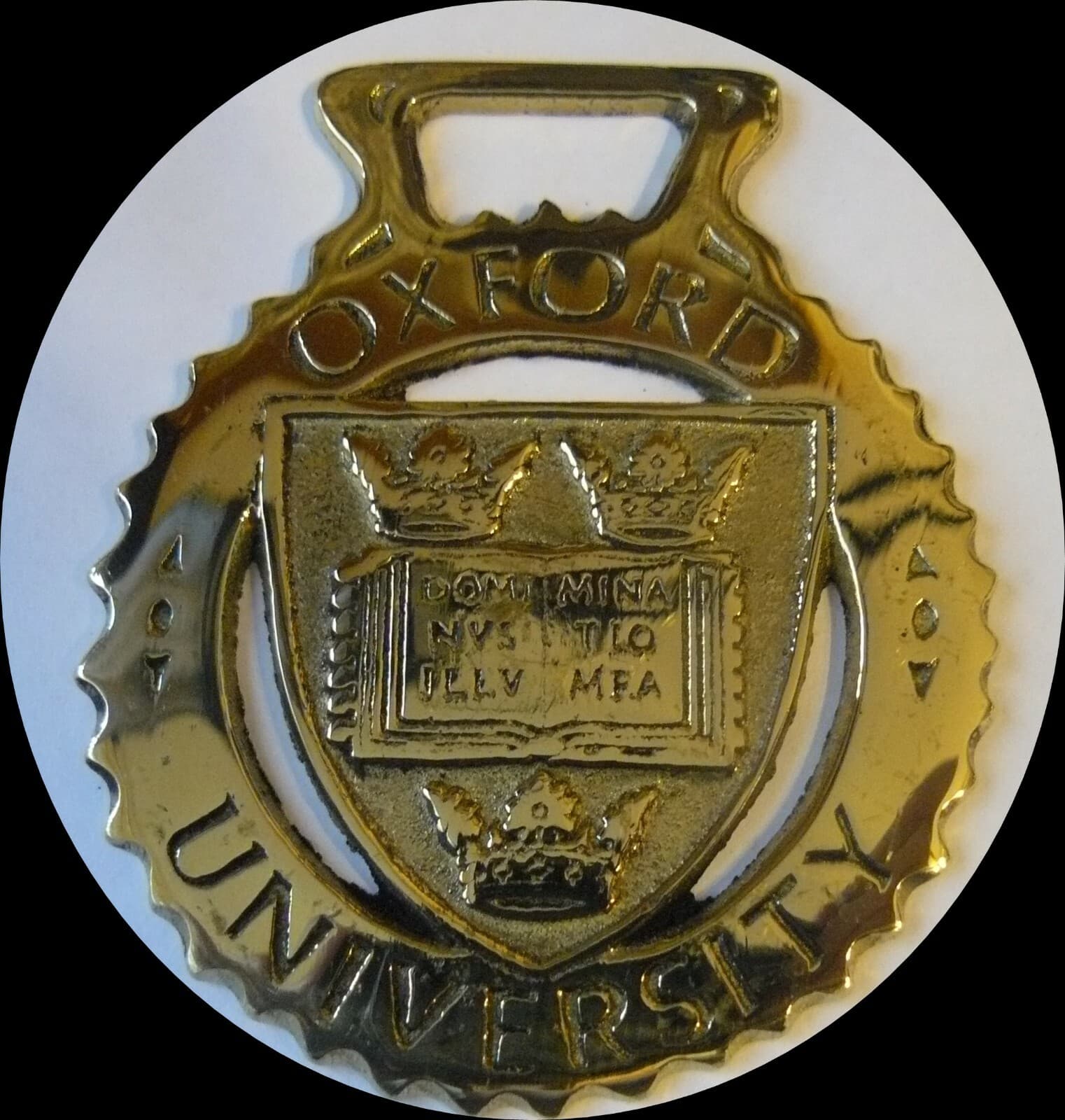 OXFORD UNIVERSITY    Horse brass  (N576)
