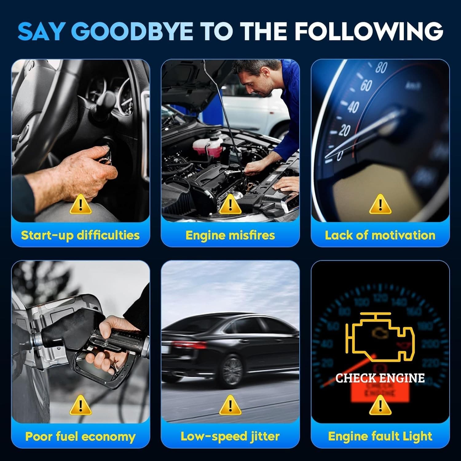 Ignition Coil Pack + Iridium Spark Plugs w/Ignition Wire for 1996-2002 Toyota... 5