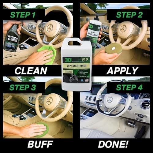  Leather, Vinyl & Plastic Conditioner | Restores, 128.00 Fl Oz (Pack of 1) 5