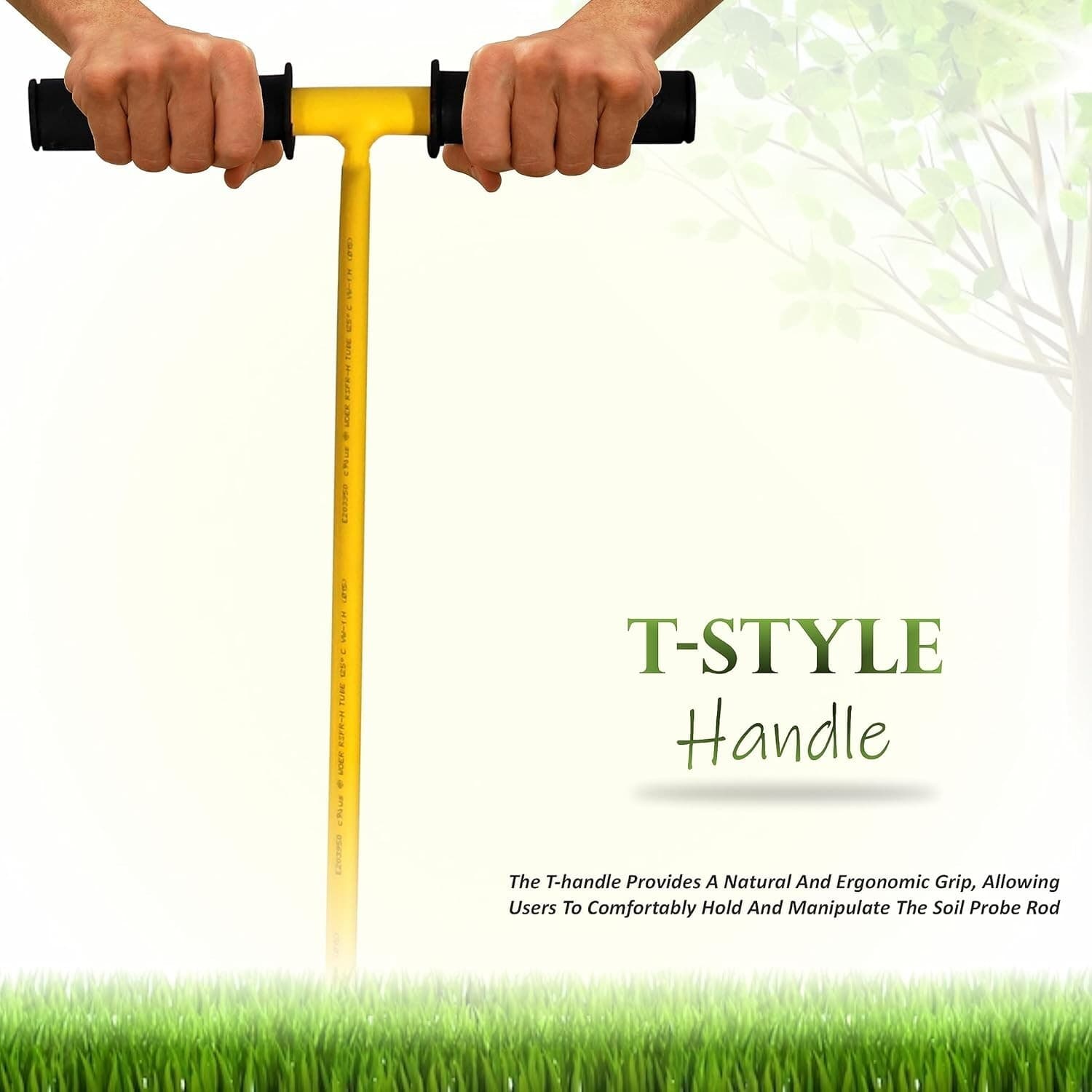 FEBTECH-Metal Soil Probe Rod-Insulated Septic Tank Probe-36-Inch Long Overall 4