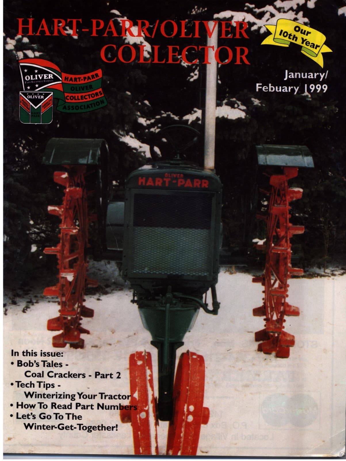 Hart-Parr Oliver Collectors Association Jan/Feb 1999 Magazine HPOCA