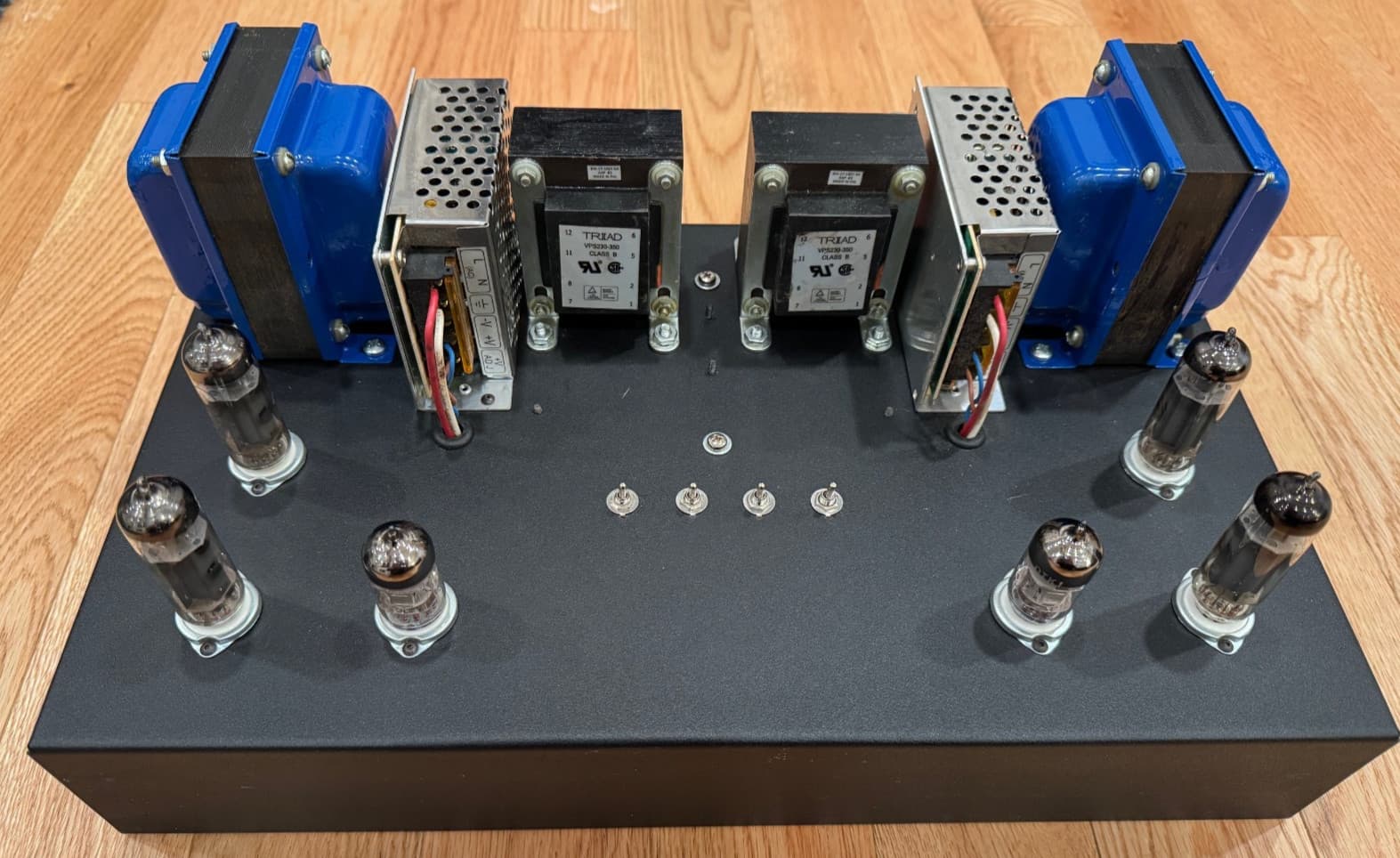 Duel Mono Push-Pull EL84 Stereo Tube Amplifier Custom Built