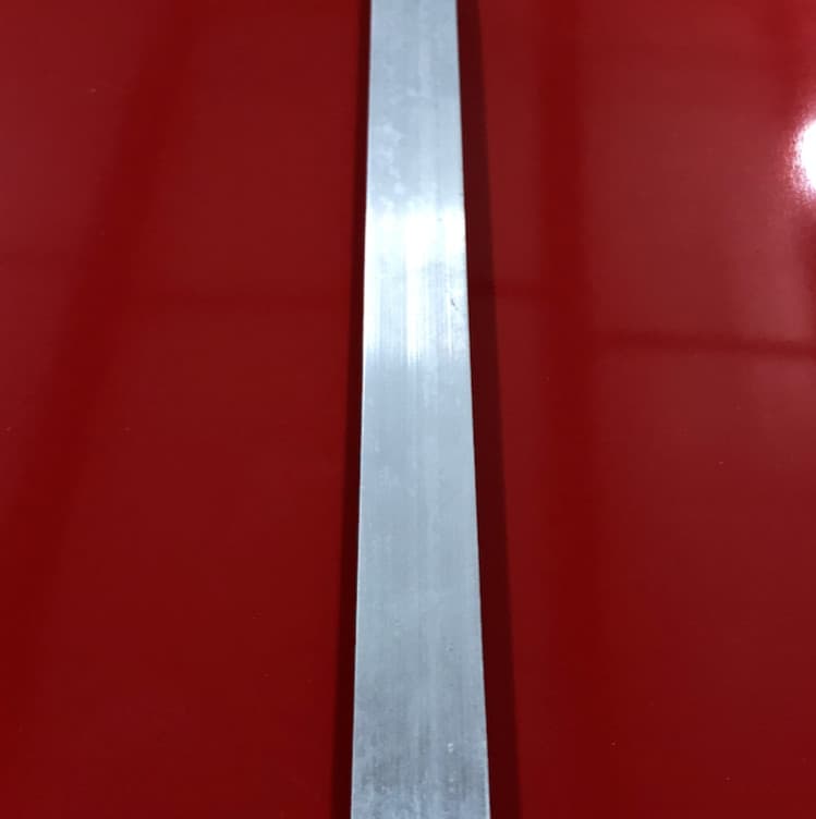 Aluminum Divider H Channel 48" Long Mill Finish - Sheet Divider Up To 1/8" Thick 5