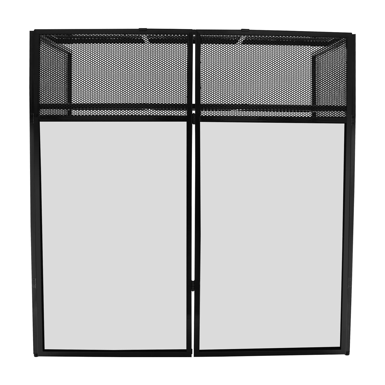 Rolling DJ Display Stand, DJ Event Booth Facade, Portable DJ Facade Booth Table 6