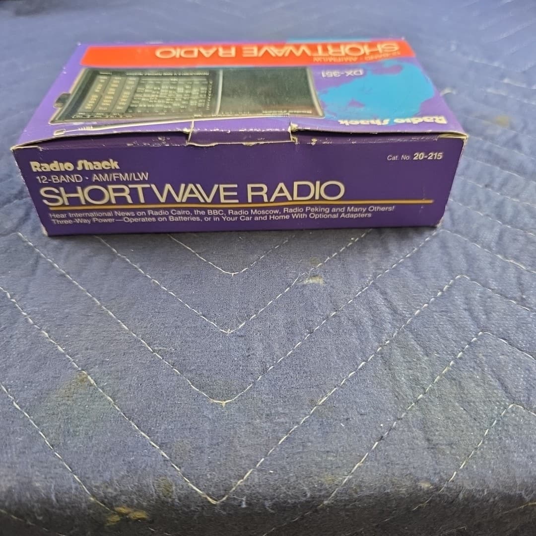 VINTAGE 1995 RADIO SHACK DX-351 12 BAND AM/FM/LW SHORTWAVE RADIO 5